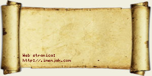 Bojana Pandžić vizit kartica